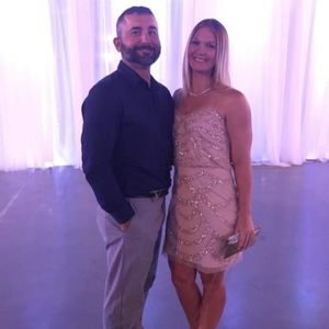 Aiden Mattox beaded cocktail dress